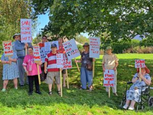 Residents of Freeman Close